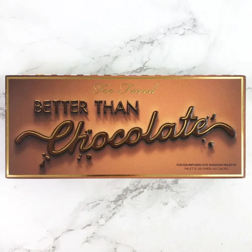 NIB Too Faced Better Than Chocolate Eyeshadow Palette Cocoa-Infused Shades